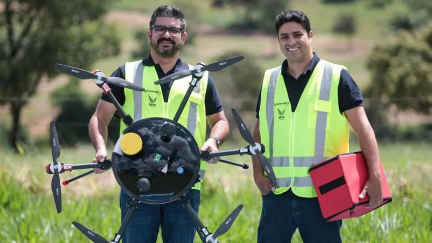 A Anac autorizou e a brasileira Speedbird Aero quer fazer o delivery por drone decolar