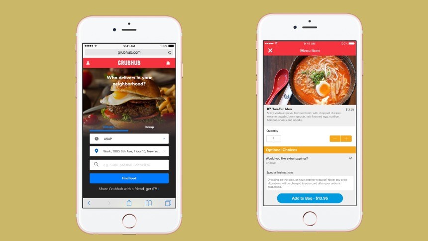 GrubHub livra restaurantes de taxa de serviço e testa o apetite do mercado