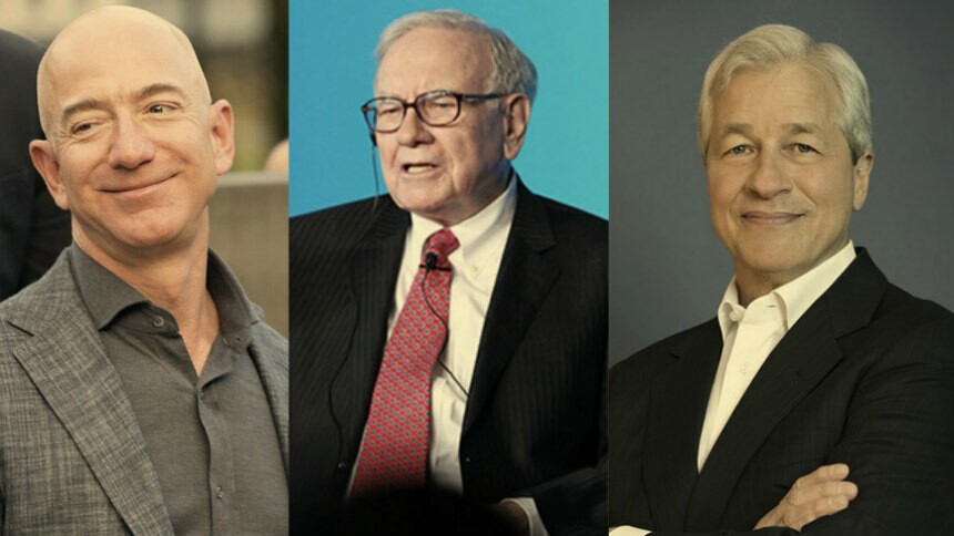 A separação amigável de Bezos, Buffett e Dimon