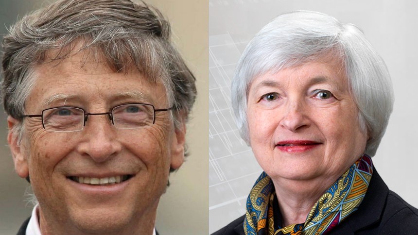Os alertas de Bill Gates e Janet Yellen contra a empolgação do mercado com o bitcoin