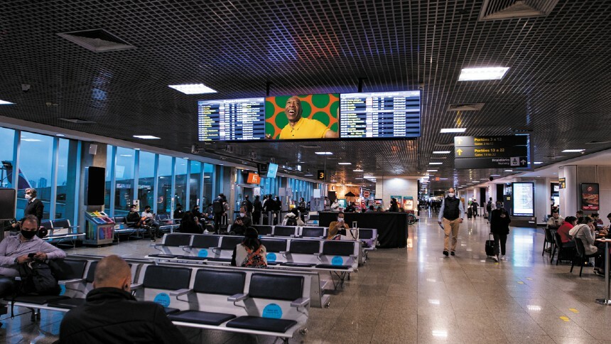 Todas as novas telas da Eletromidia: o aeroporto de Congonhas é só a primeira delas
