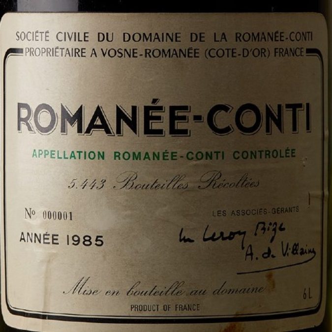 Como um Romanée-Conti 1985 se tornou a garrafa de vinho mais cara