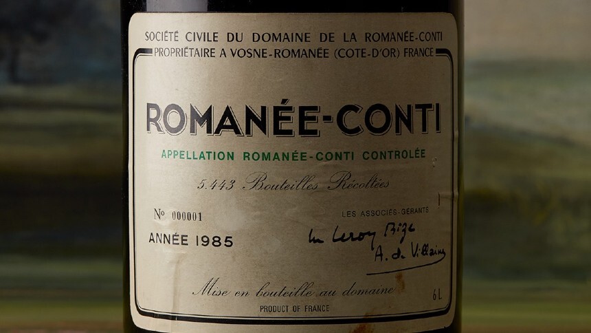Como um Romanée-Conti 1985 se tornou a garrafa de vinho mais cara da história
