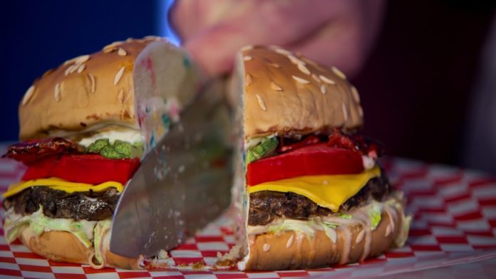 hamburguer bolo v