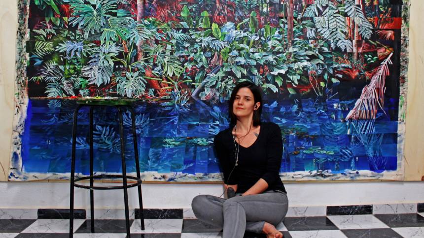 Sandra Mazzini e a arte de criar vertigens (e fila de espera por suas telas)