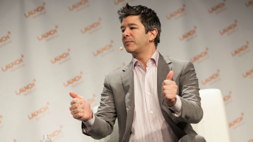 Travis Kalanick, o cofundador da Uber, agora combate o Uber Eats