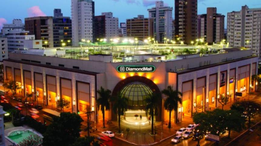 Diamond Mall, o shopping center em Belo Horizonte que pertence à Multiplan e ao Atlético-MG