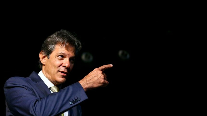 O ministro da Fazenda, Fernando Haddad