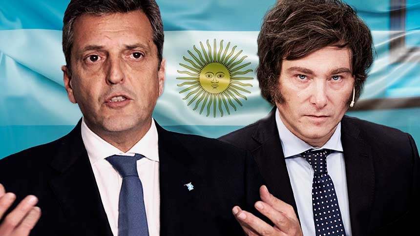 Massa versus Milei, uma disputa entre a caneta e a rejeição na Argentina