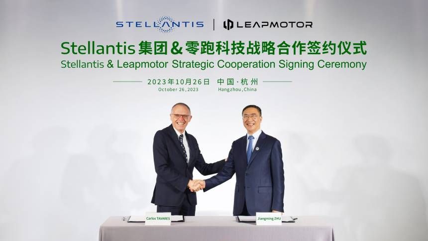 Stellantis se rende ao mercado de carros elétricos chineses