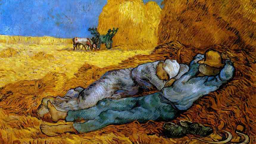 Vincent-Van-Gogh-Rest-Work-after-Millet-