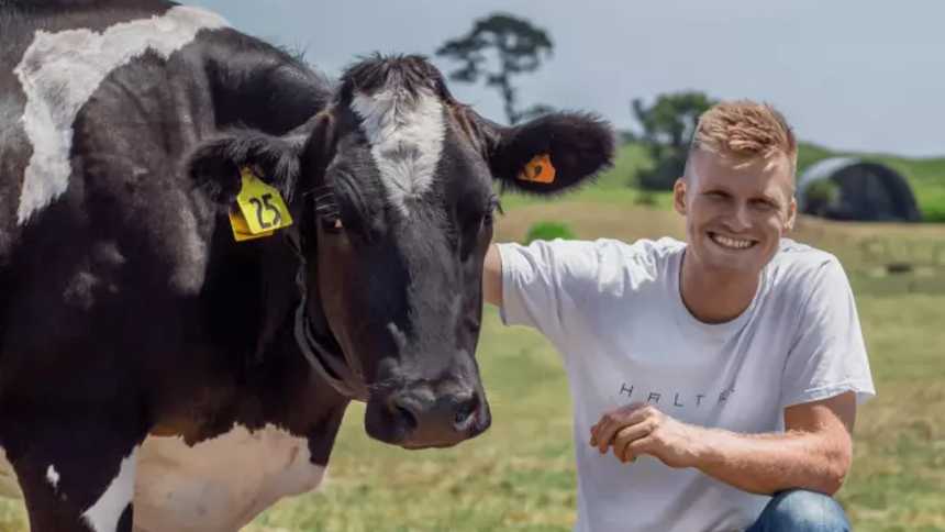 Aos 29 anos, Craig Piggott garantiu para a Halter um dos 20 maiores financiamentos de 2023 do setor agtech global (Foto: Halter)