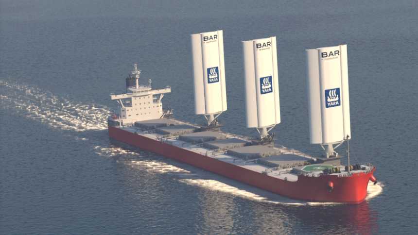 navio-cargueiro-windwings-Pyxis-Ocean-velas-energia-eólica