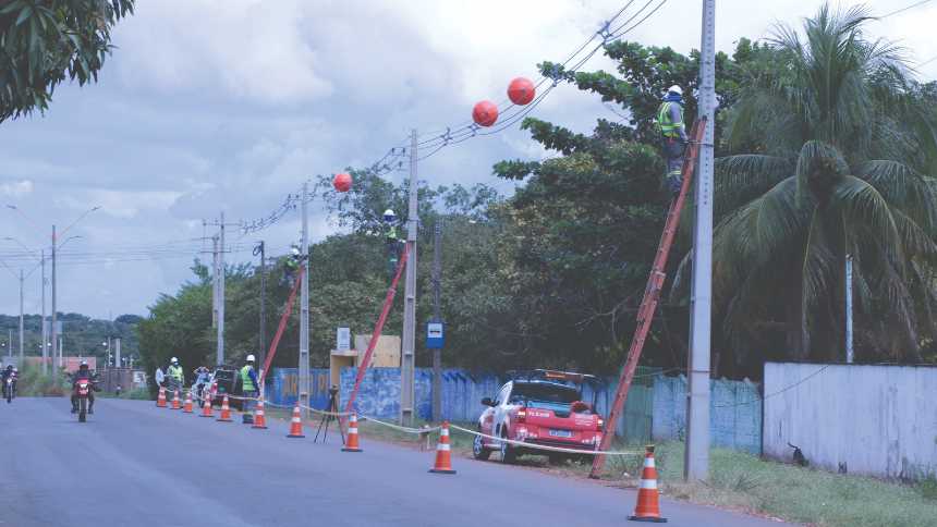 Obras do Piauí Conectado, projeto que interligou 224 municípios do estado com uma rede de fibra ótica