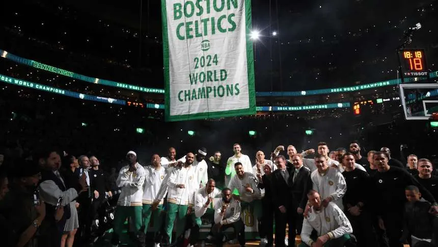 boston celtics nba campeão 2024 (Foto: Brian Babineau/NBAE via Getty Images)