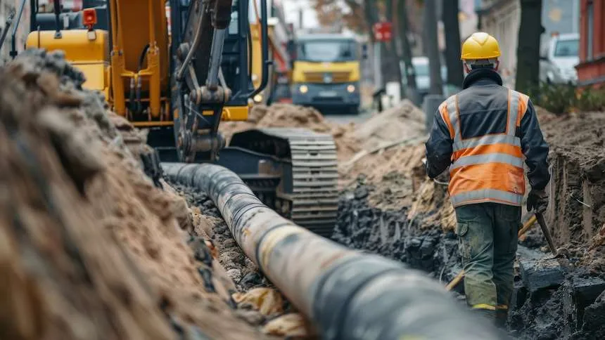 saneamento básico obras