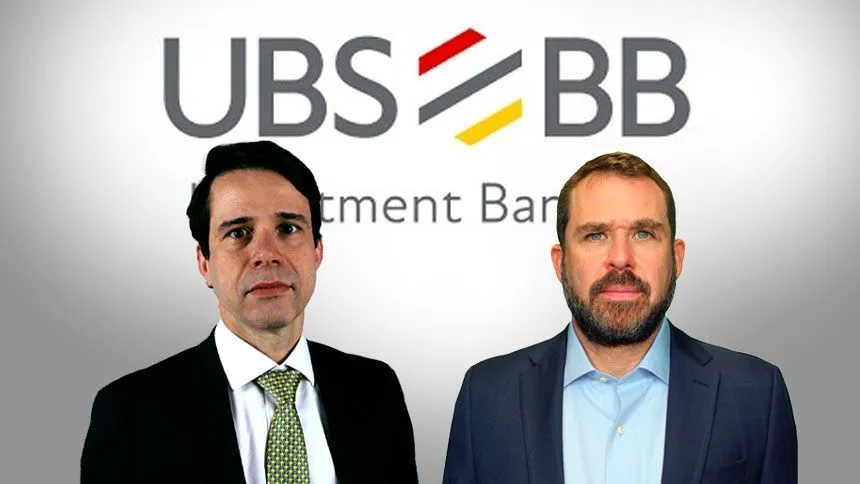 Anderson Brito, chefe do banco de investimento do UBS BB, e Samy Podlubny, chefe da área de dívida do UBS BB