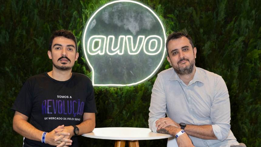 Os fundadores da Auvo, Valmir Caixeta e Gabriel Rodrigues