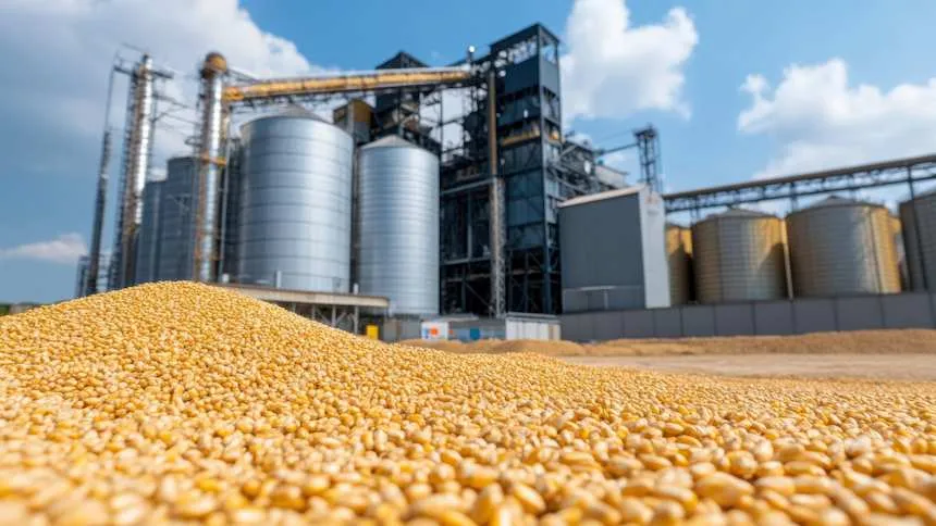 armazenagem de grãos silos