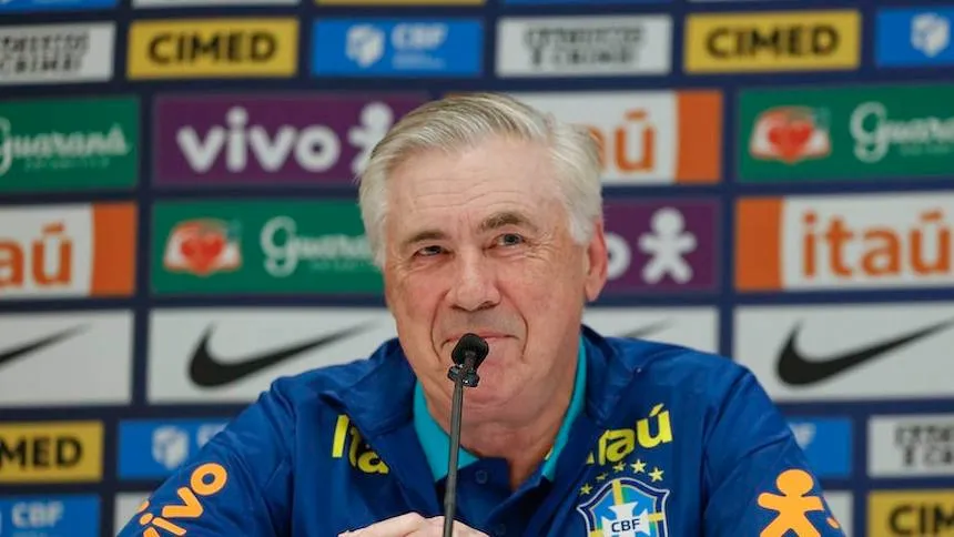 carlo ancelotti CBF (Foto: @rafaelribeirorio I CBF)