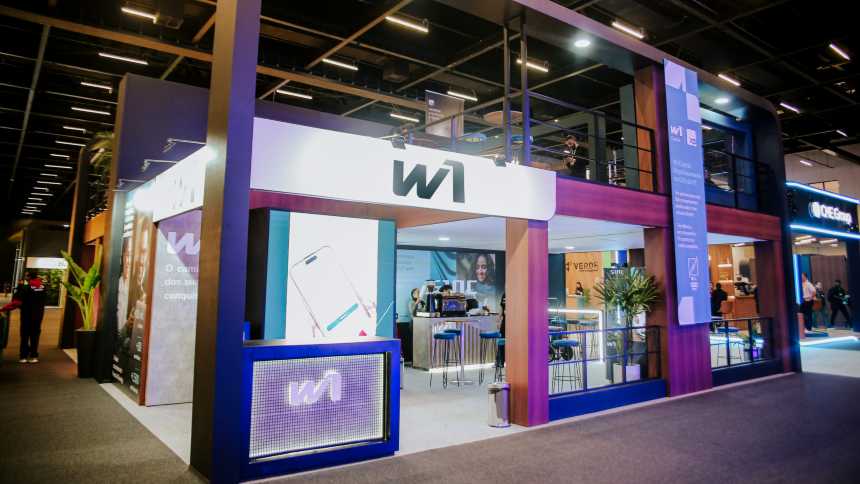 Estande da W1 na Expert XP