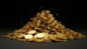 montanha de ouro