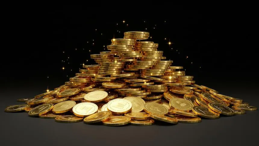 montanha de ouro