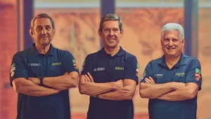 Grupo Madero gestores Bruno Gentil (CFO), Junior Durski (CEO) e Ariel Szwarc (Chairman)