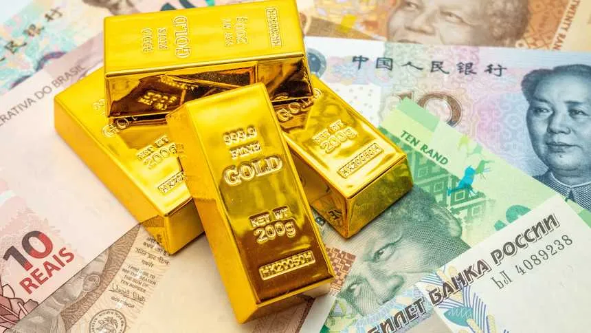 ouro países emergentes