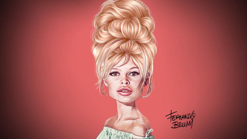 brigitte bardot caricatura neofeed