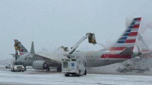 Nevasca nos EUA “congela” receita de aéreas e causa prejuízo de US$ 200 milhões à American Airlines