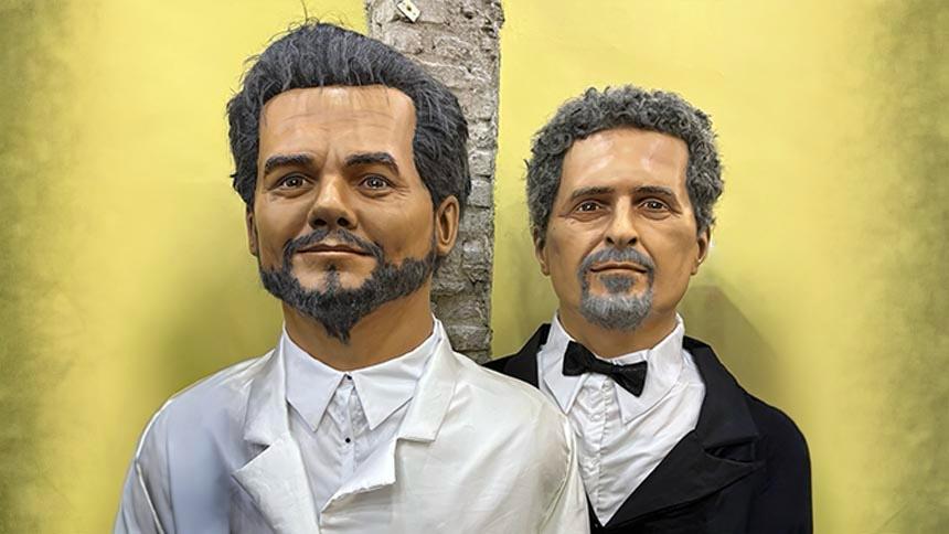 Como bonecos gigantes de três metros de altura ganham vida no Carnaval