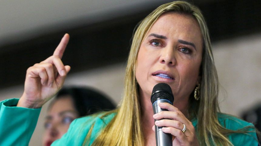 A governadora do Distrito Federal, Celina Leão. (Foto: Fabio Rodrigues Pozzebom/ Agência Brasil)